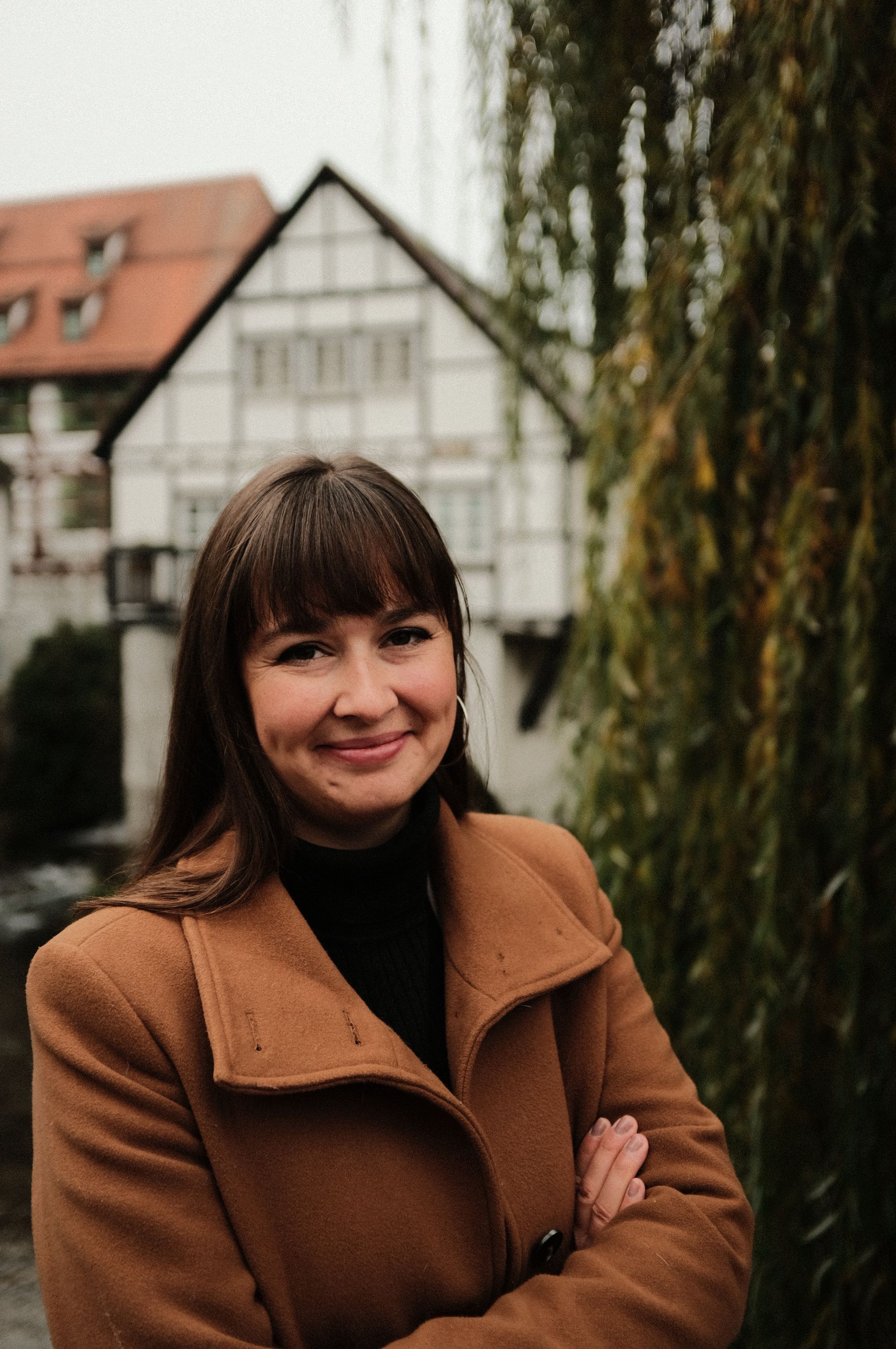 Mareike hält eine Rede bei einer Trauung